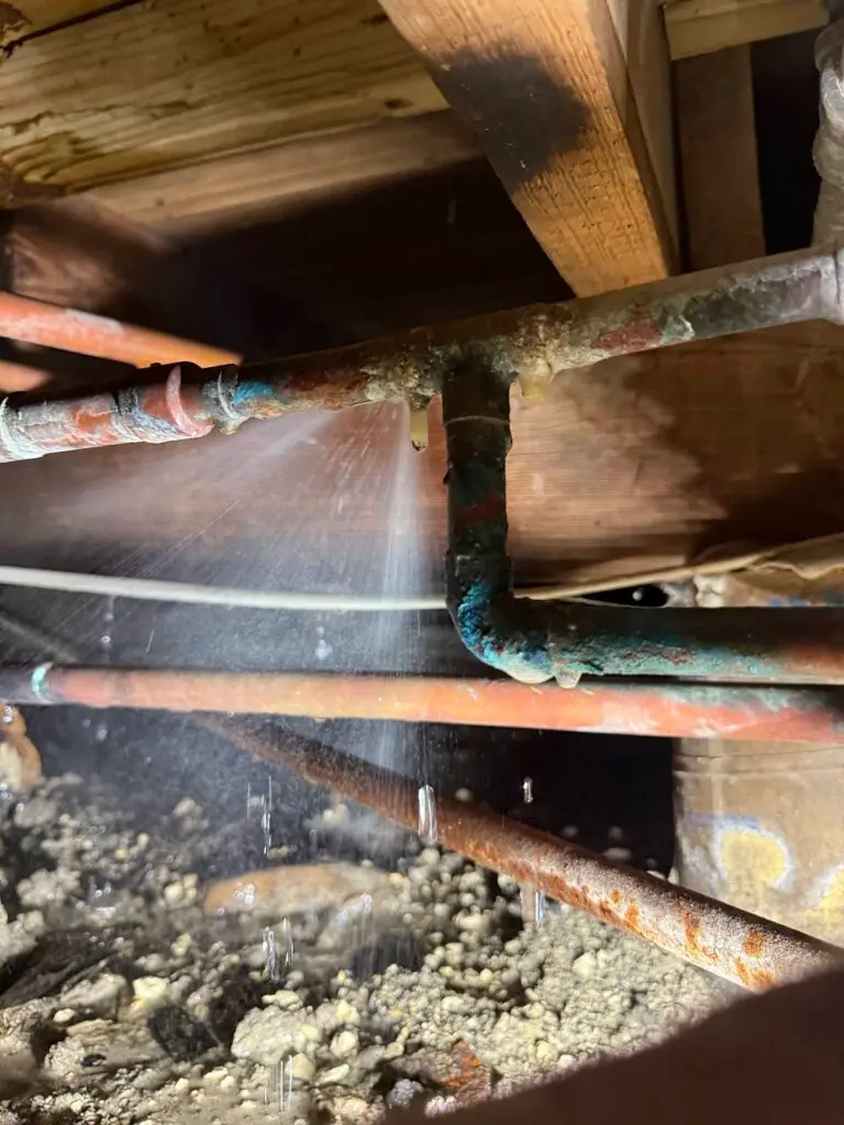 pipe leak