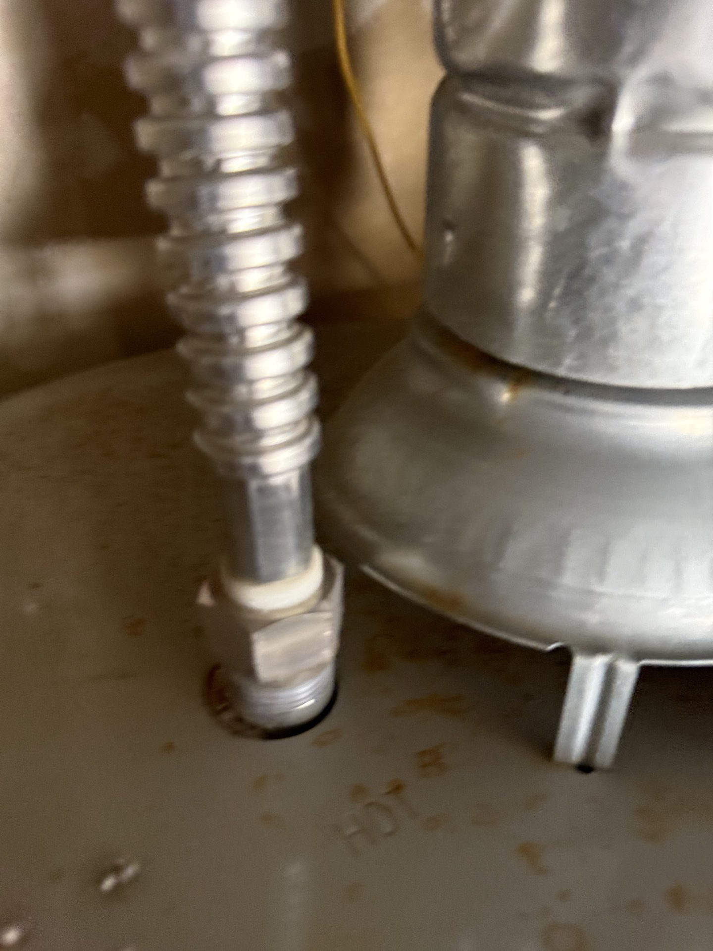Water heater flex connector and draft hood checked for leaks Alamo Ranch San Antonio 78254