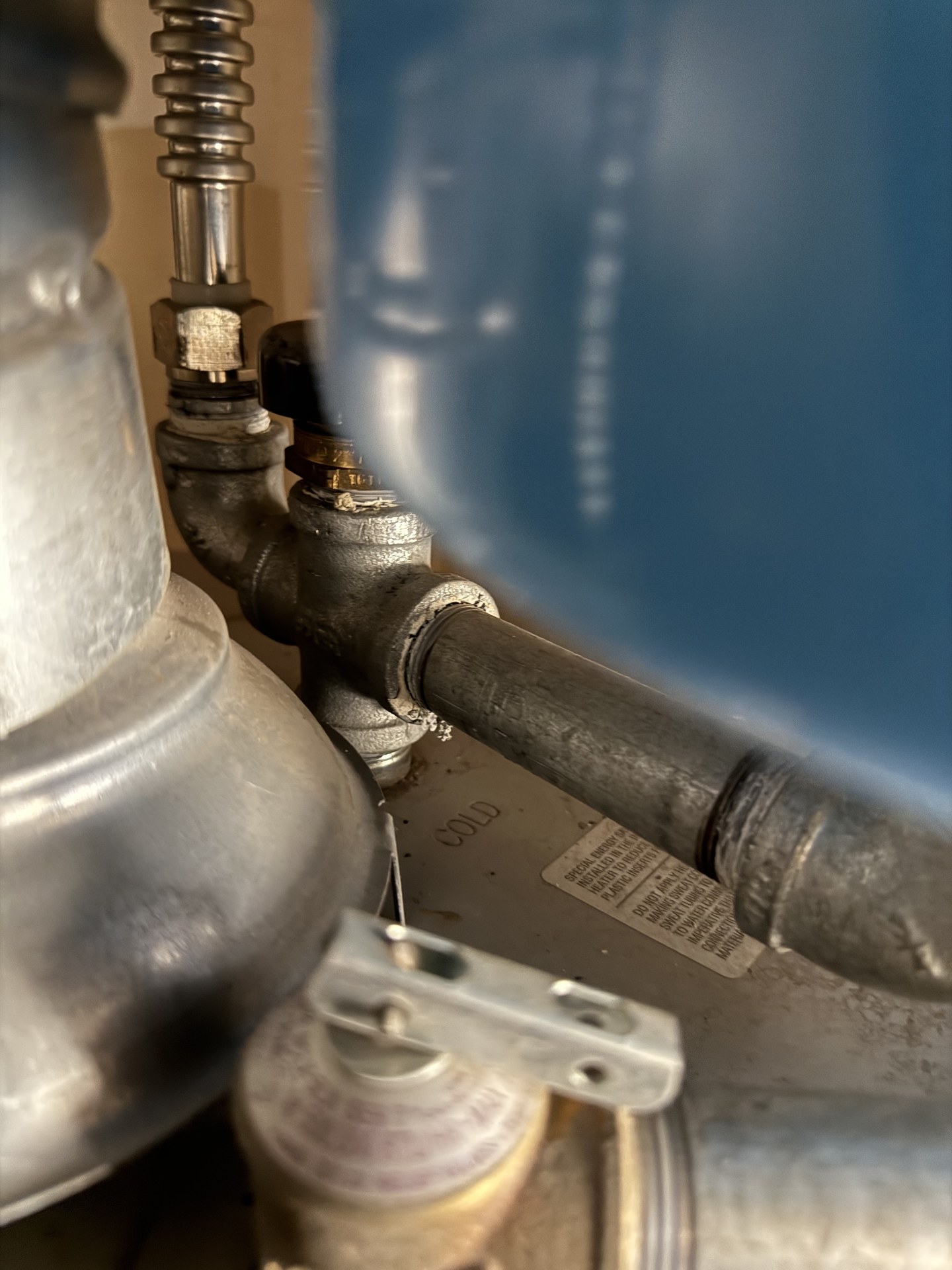 Water heater top connections and expansion tank Alamo Ranch San Antonio 78254